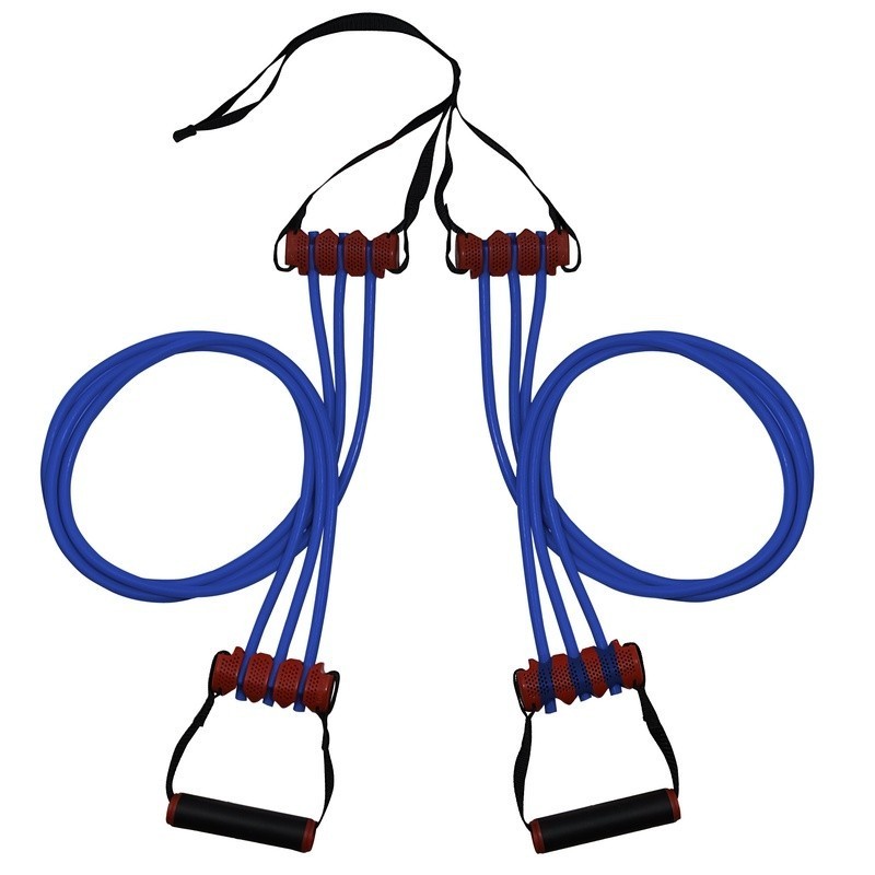 Adjustable Resistance Cable System Strength Training Handles Home & Gym Use