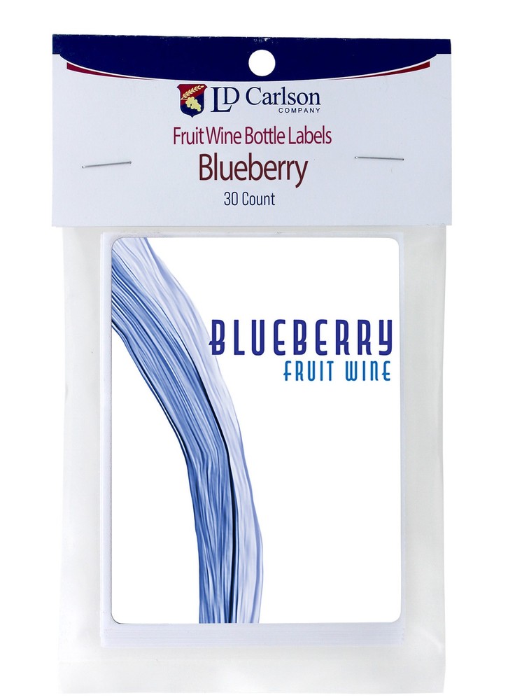 Blueberry Fruit Wine Labels