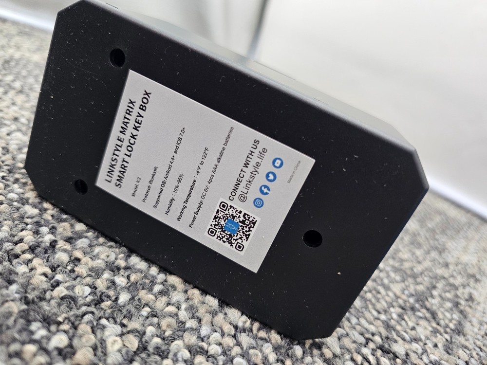 LINKSTYLE Matrix Smart Key Lock Box Model K3 Bluetooth