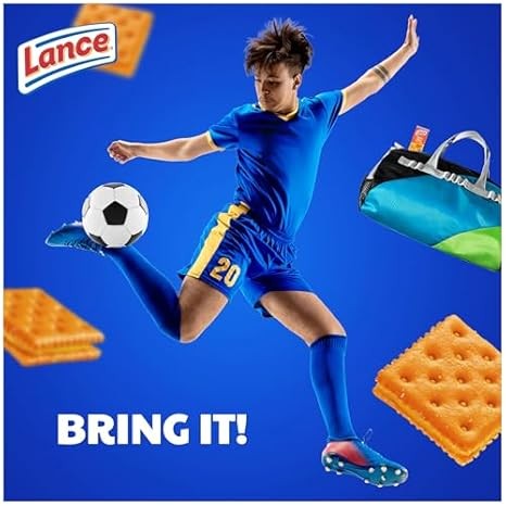 Lance ToastChee Cheddar Sandwich Crackers, 10 Packs, 6 Crackers Each