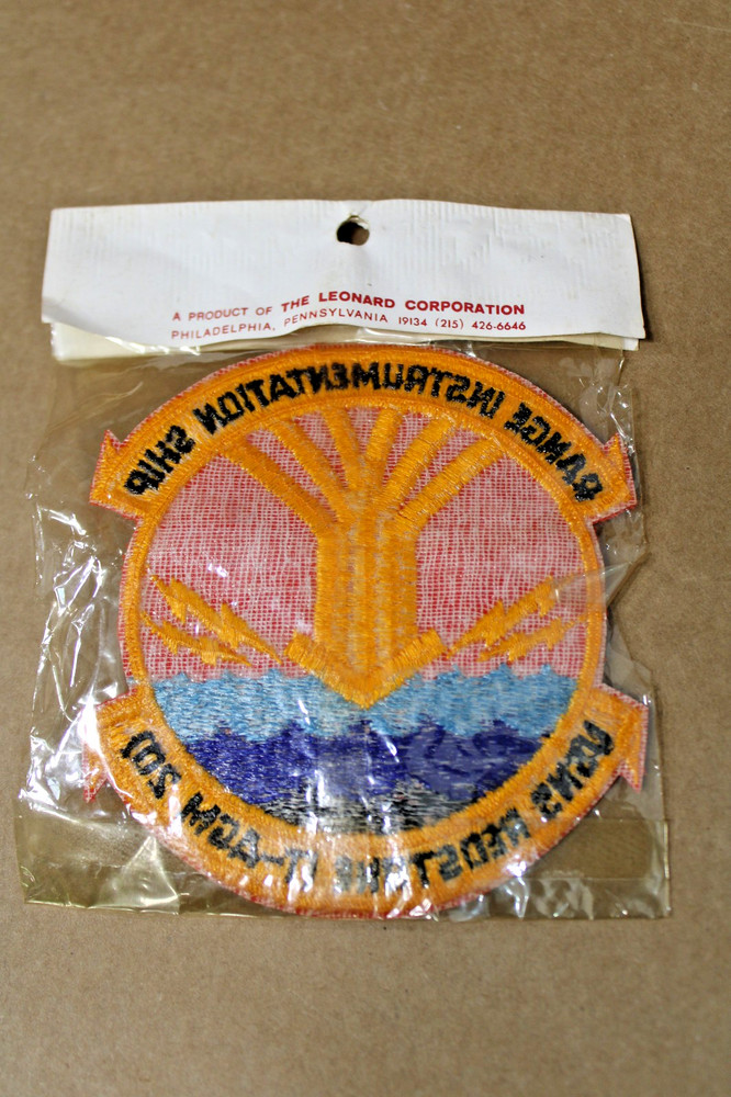 VTG Authentic USNS Redstone Range Instrumentation Ship Patch, Original Packaging