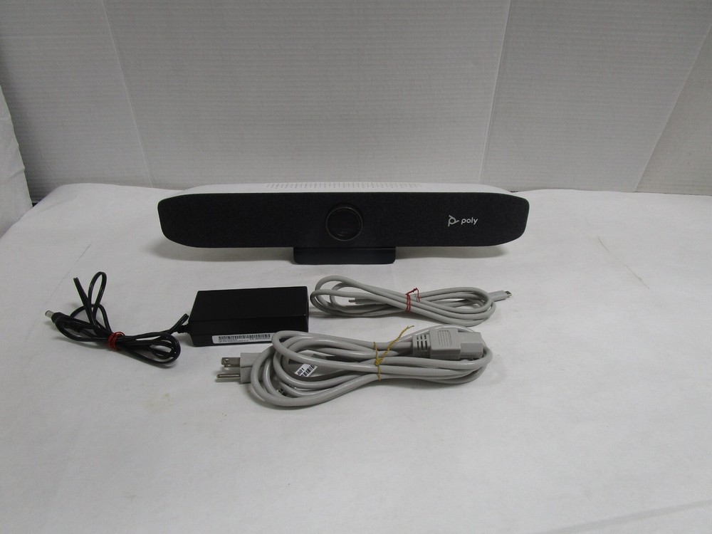 POLY STUDIO P15 PERSONAL Video Bar 4K Camera Microphone Speaker Conference