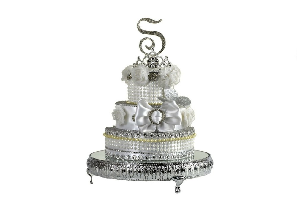 Round Cake Stand Mirror Top-Wedding Cake Stand