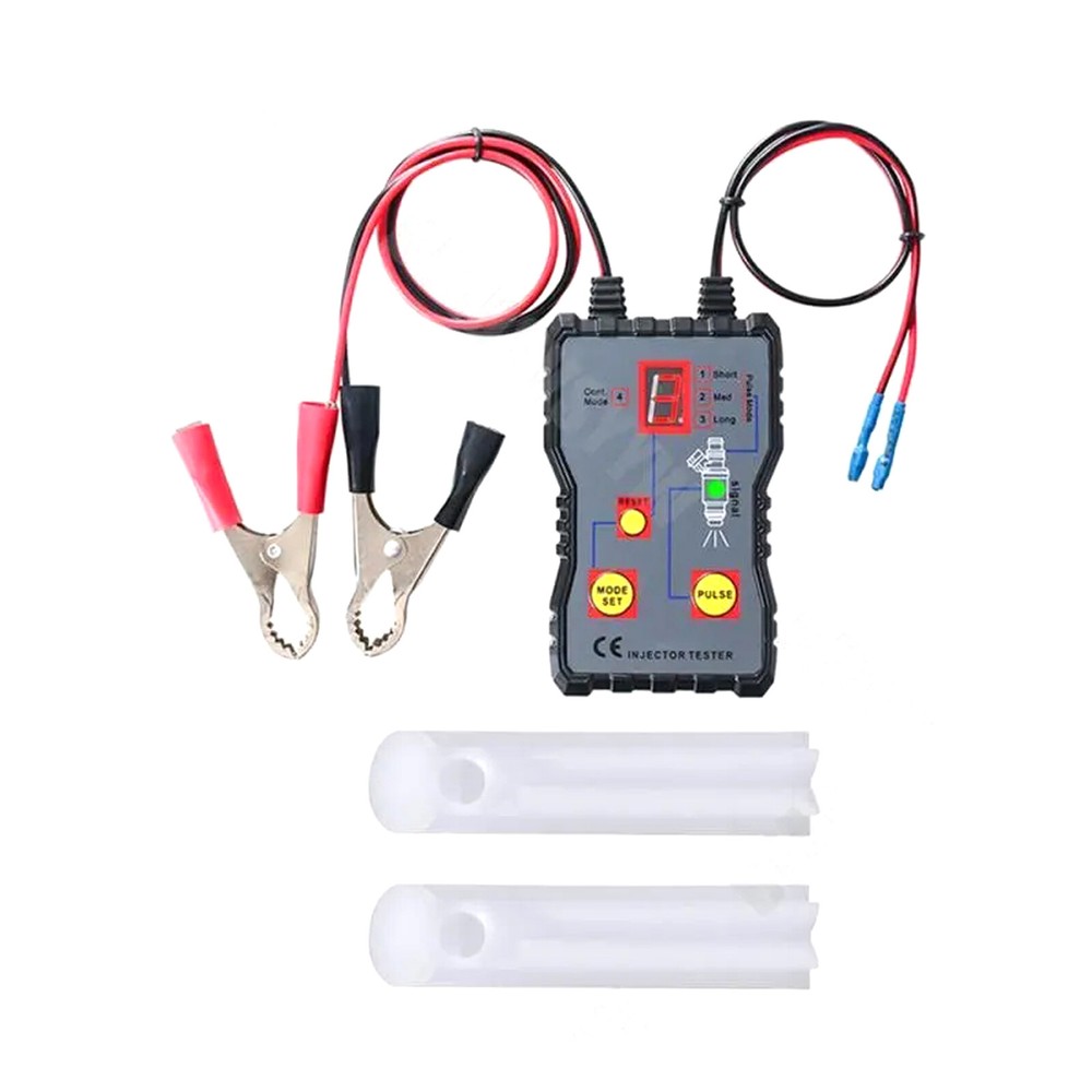 Cleaning Tools DIY Kit Set Fuel Injector Tester Cleaner & Adapter 8 Pulse Modes