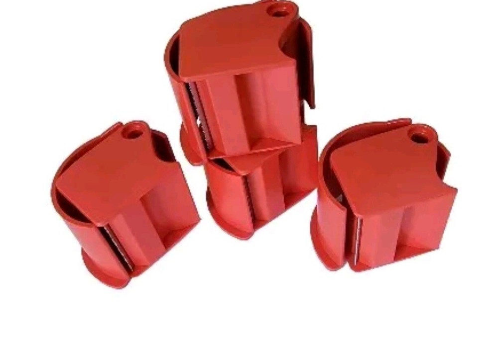 4 standard size plastic tape dispensers