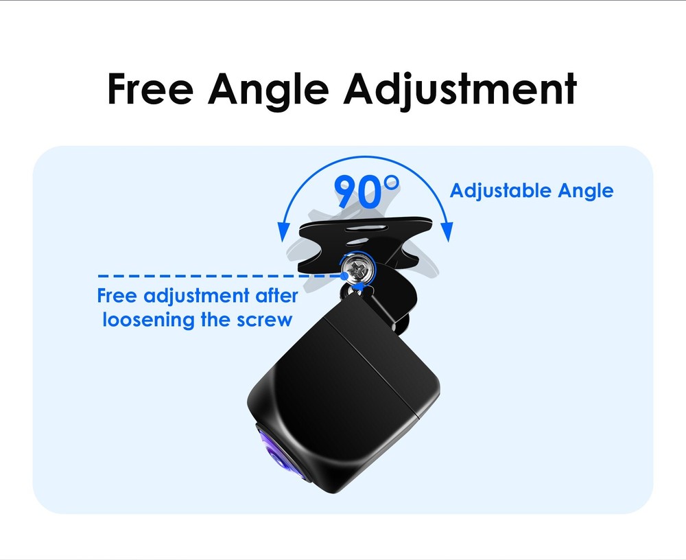 Backup camera License Plate Car Rear View Reverse Camera Night Vision Waterproof
