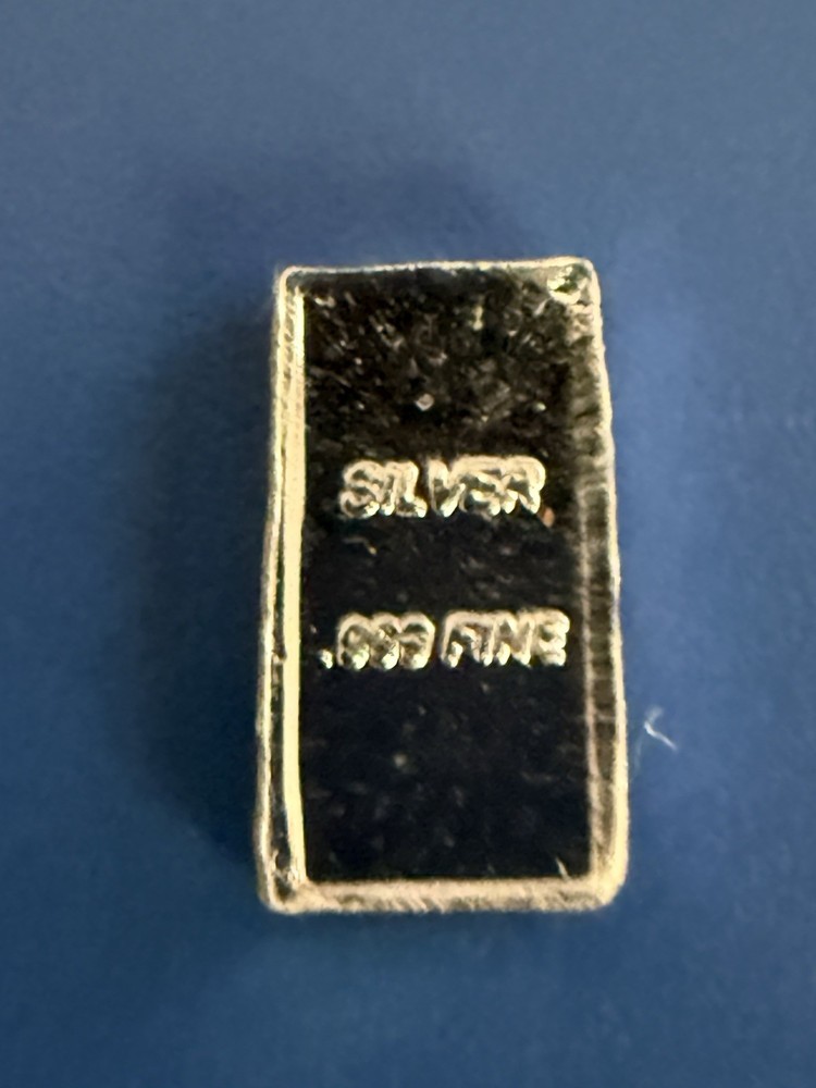 10-5 Grain Silver Bars, .999+ Pure Silver