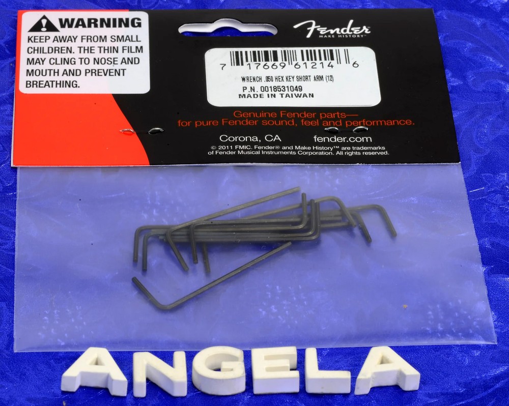 Fender Bridge Saddle Height Wrenches x12, 0018531049