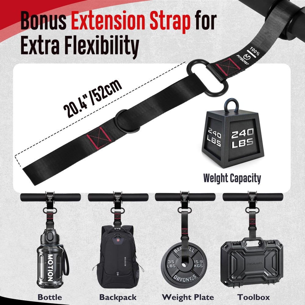 Forearm Strengthener & Exerciser, Wrist Roller with Thicker Handle, Trainer w...