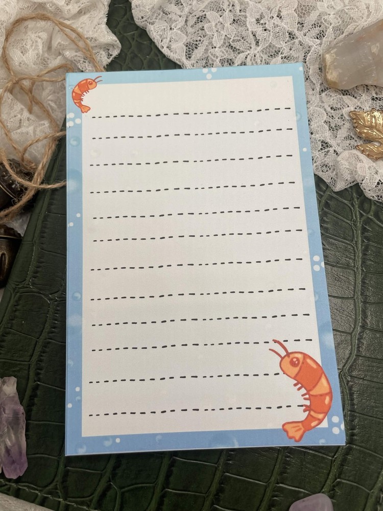 Shrimp Tear Away Notepad