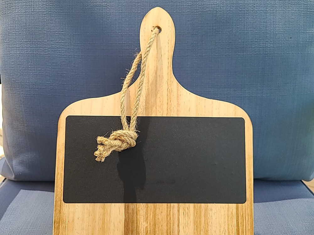 Wooden Adjustable Cookbook Stand Kitchen Decoration Chalkboard