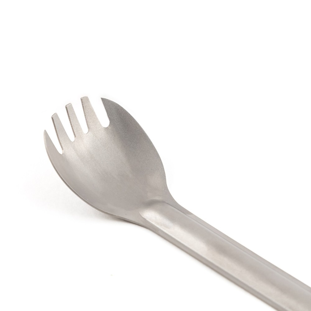 4-PACK Titanium Long Handle Spork Ultralight Backpacking Core Element Deep Pouch