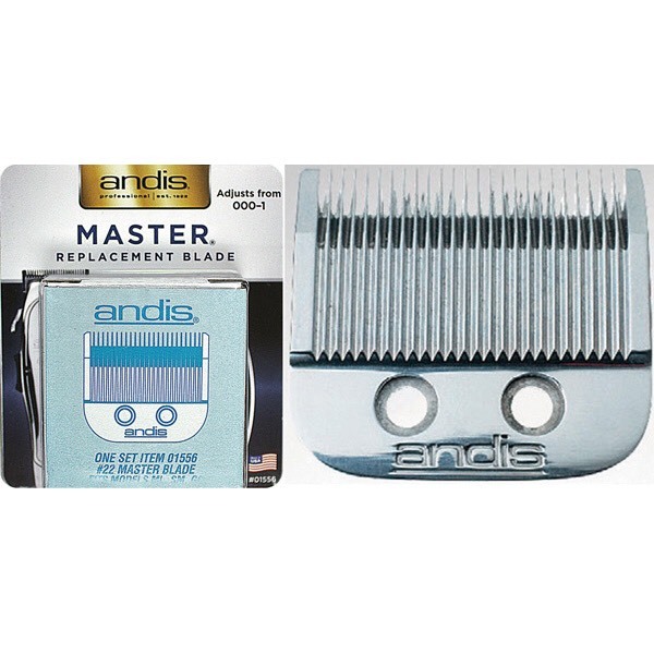 NEW ANDIS IMPROVED MASTER CLIPPER BLADE SET (#22) #01556