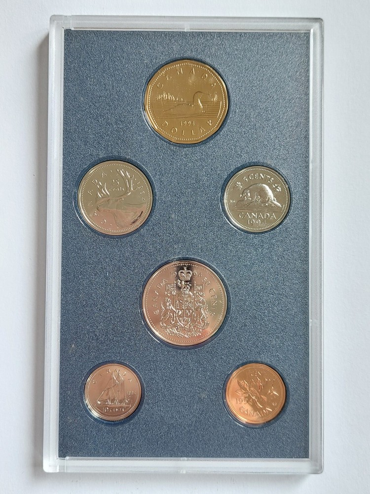 1994 Canada Dollar 6 Coin Proof Set