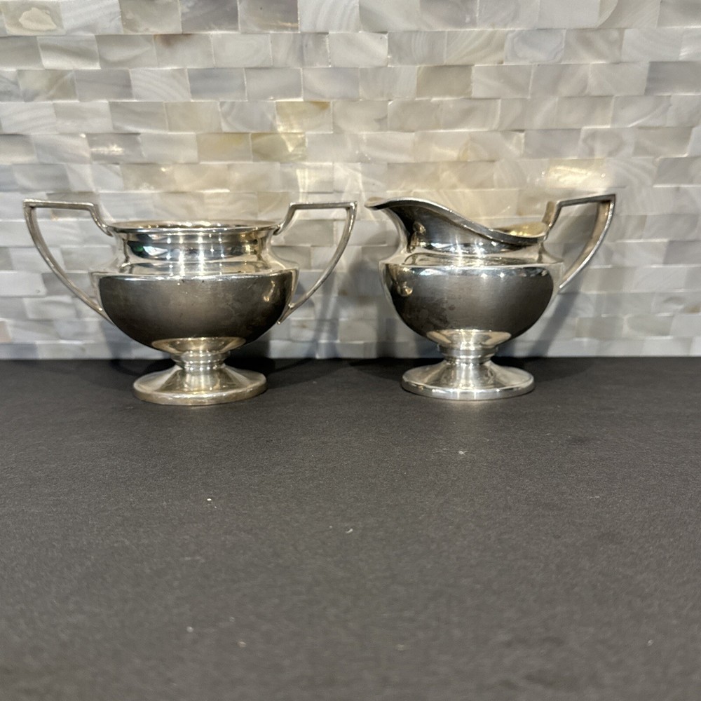 Kenilworth Silver Cream And Sugar Set 85371