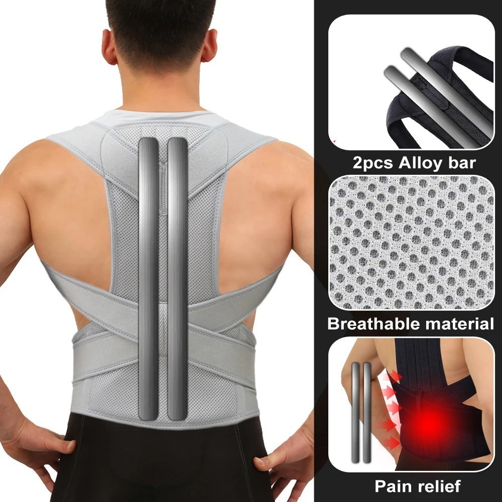 Upper Back Posture Corrector Clavicle Brace Shoulder Support Strap Corrector