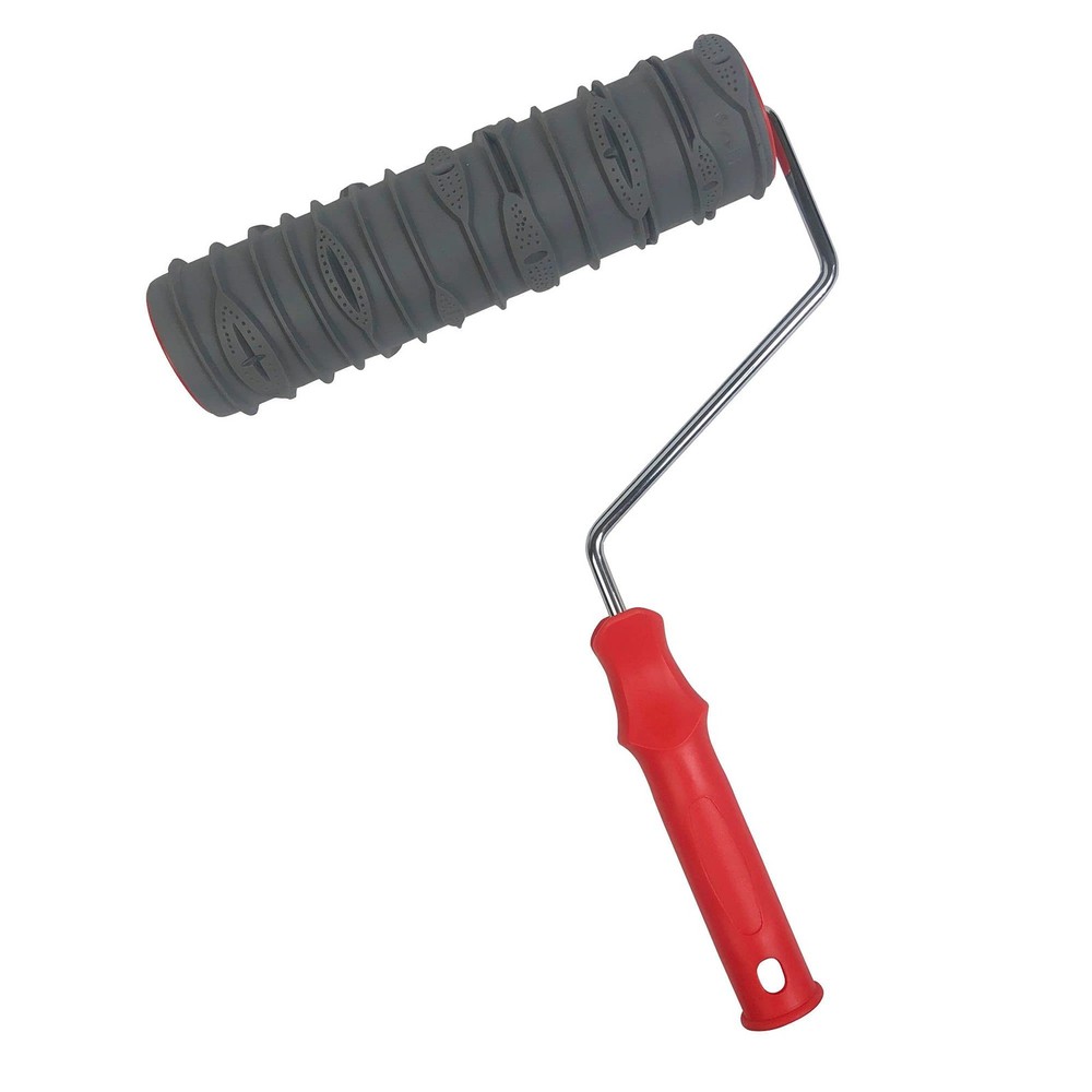 Hanroy 10'' Patterned Paint Roller for Wall Decoration Classic Brick Embossing T