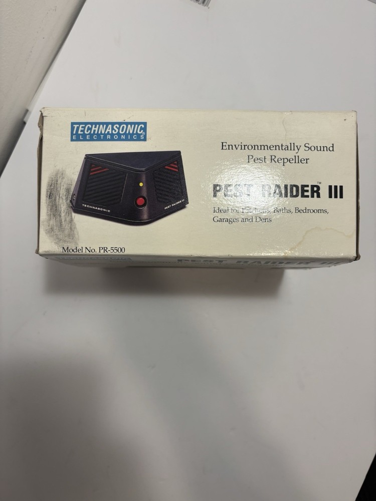 Technasonic Pest Raider III Environmentally Sound Pest Repeller