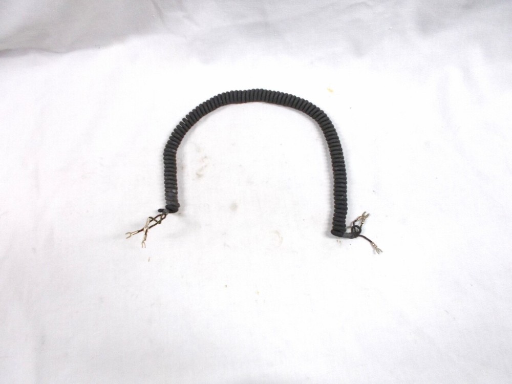 Coiled Black Handset Cord