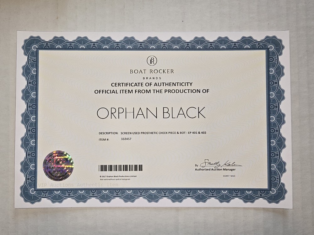 Orphan Black Screen Used Cheek Piece And Neolution Bot Season 4