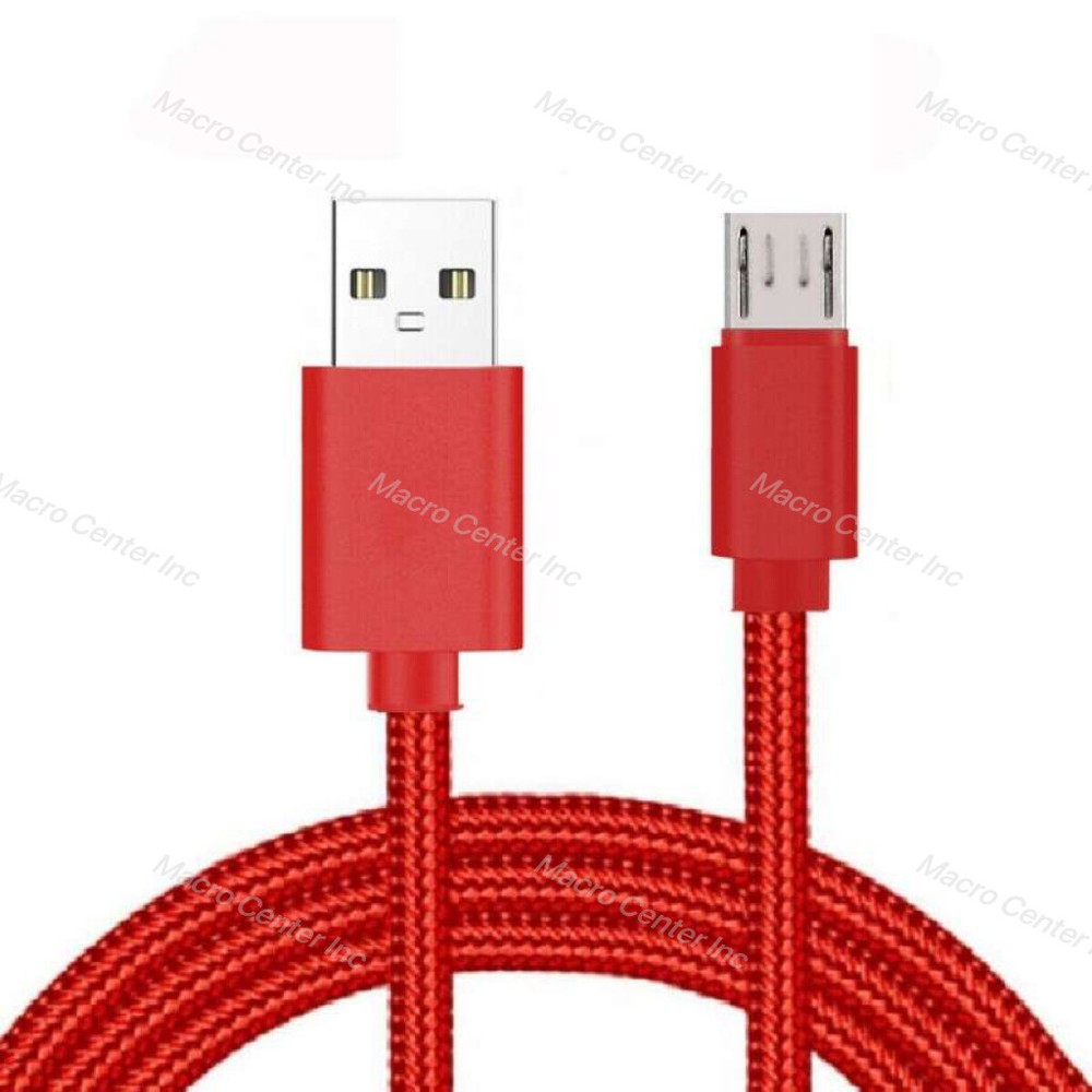 3/6/10Ft Micro USB Fast Charger Data Sync Cable Cord Samsung LG HTC Android