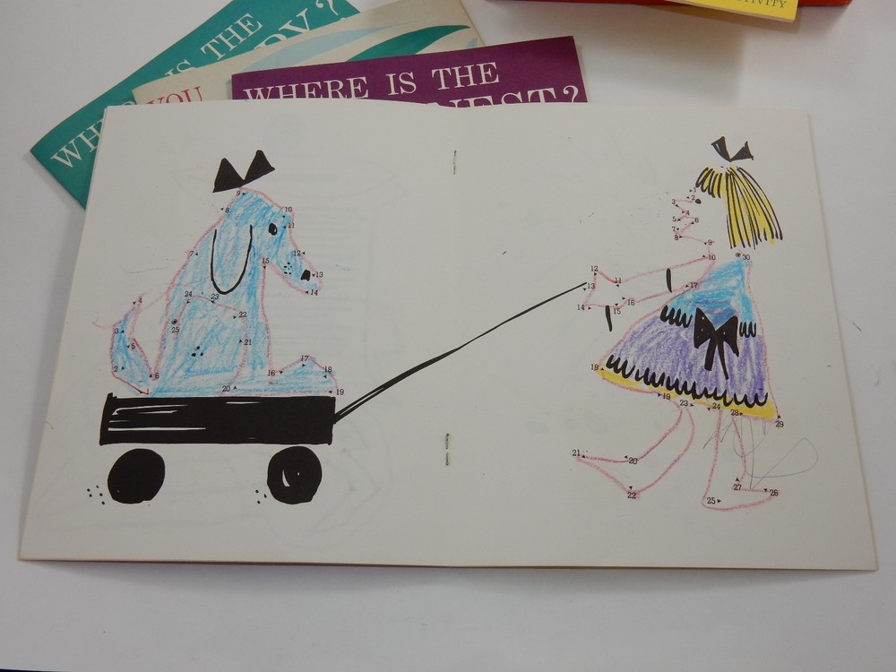 Child Guidance 1969 Arrow Dot to Dot Educational Activity Books