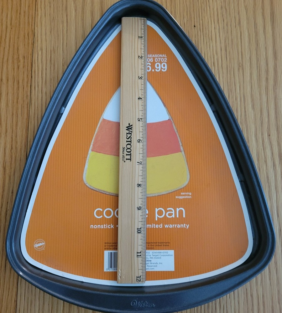 Wilton Candy Corn Shaped Nonstick Cookie Pan
