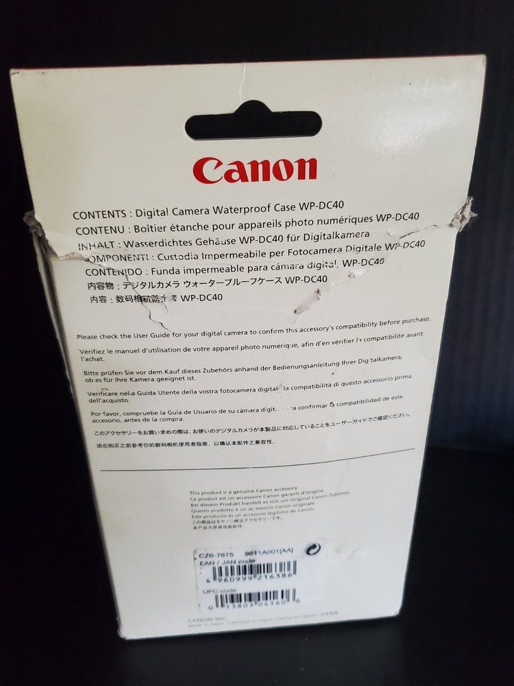 Canon WP-DC40 (9611A001) Underwater Housing