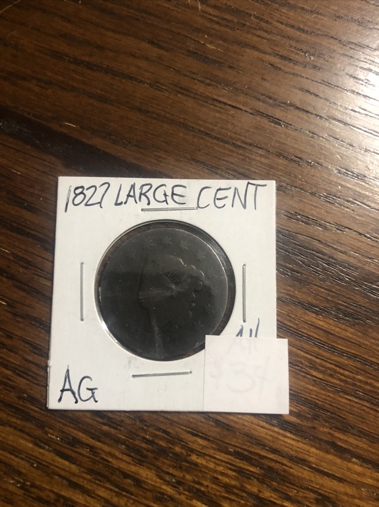 1827 Coronet Head Large Cent AG