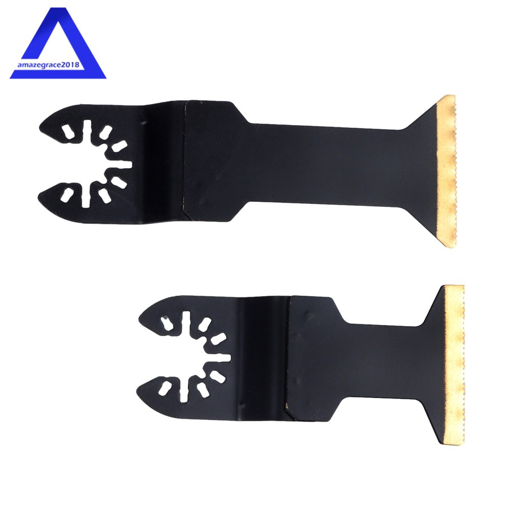 12Pack 2 Type Professional Multitool Plated Oscillating Tool Saw Blade For Wood