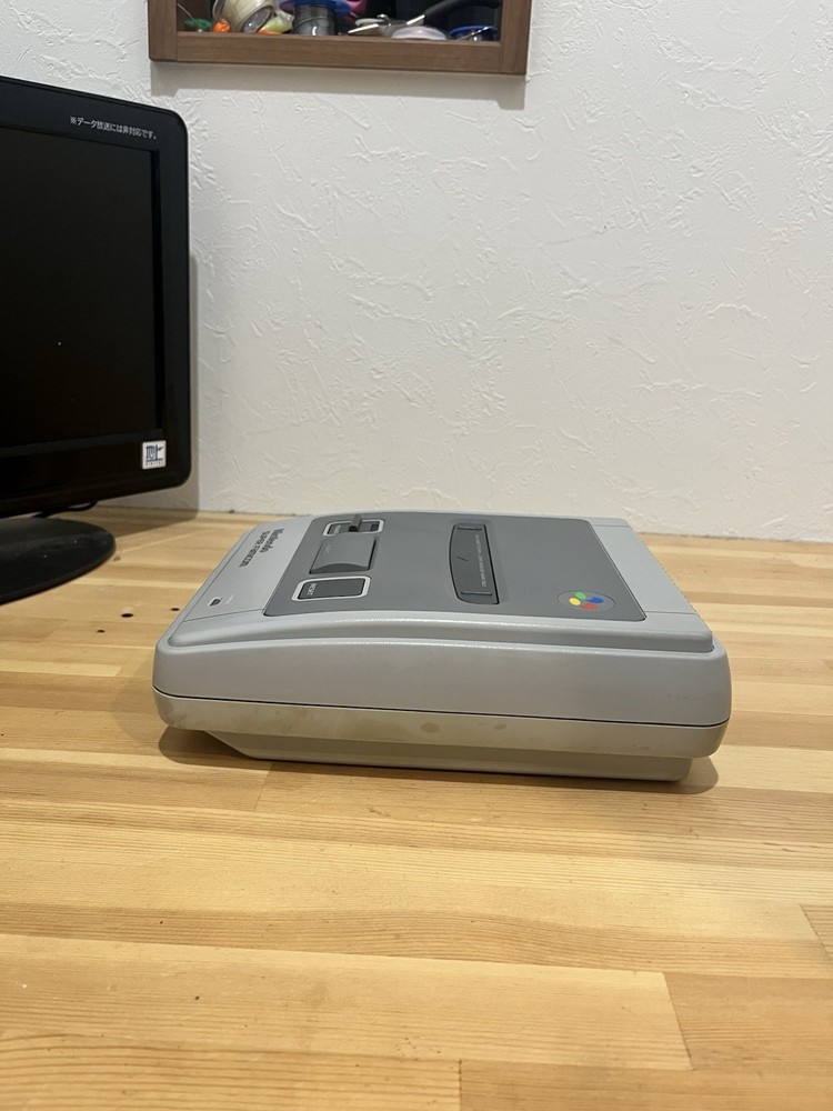 Super Famicom Console Set 2 Controllers Game No Adapter Tested Japan