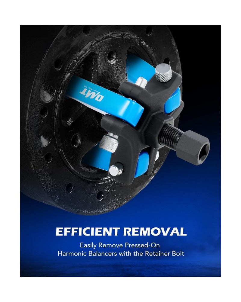 Orion Motor Tech Harmonic Balancer Puller Kit, Adjustable 3-Jaw Puller Set fo...