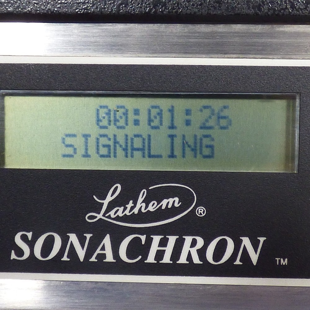 Lathem Sonachron powers on clean condition untested