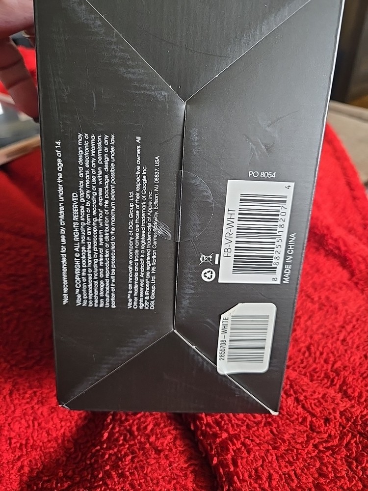 Vibe Essential Virtual Reality Headset White New!!