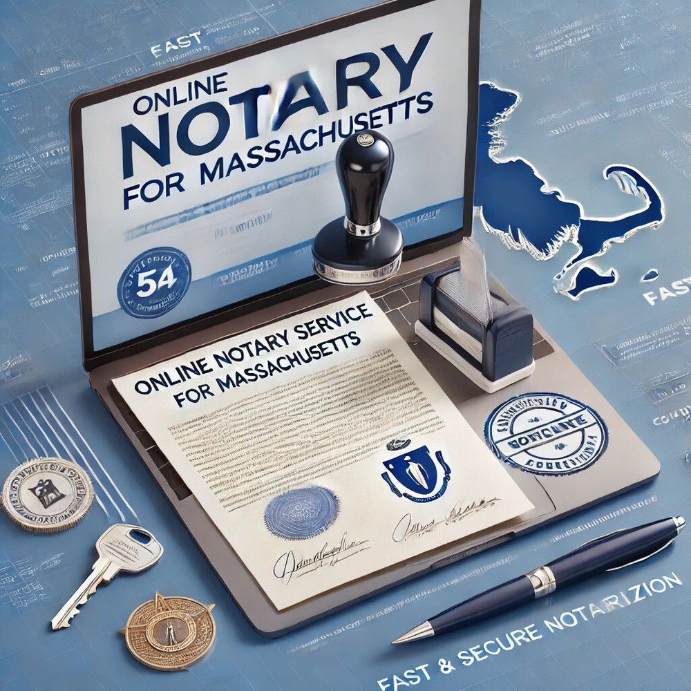 Online Notary Service Massachusetts - Receive A Notarized Physical Document Fast