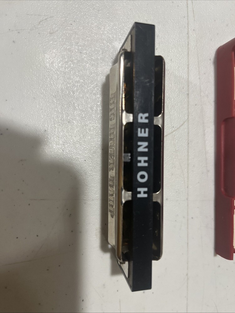 Hohner Key C MS Big River Harp Harmonica w/Original Case, Made in Germany, EUC
