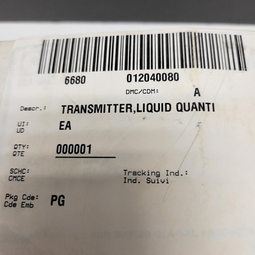 6680-01-204-0080 Liquid Quantity Transmitter 392  6680012040080
