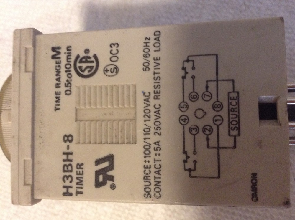 Omron H3BH-8 Timer 0.5 To 10 min