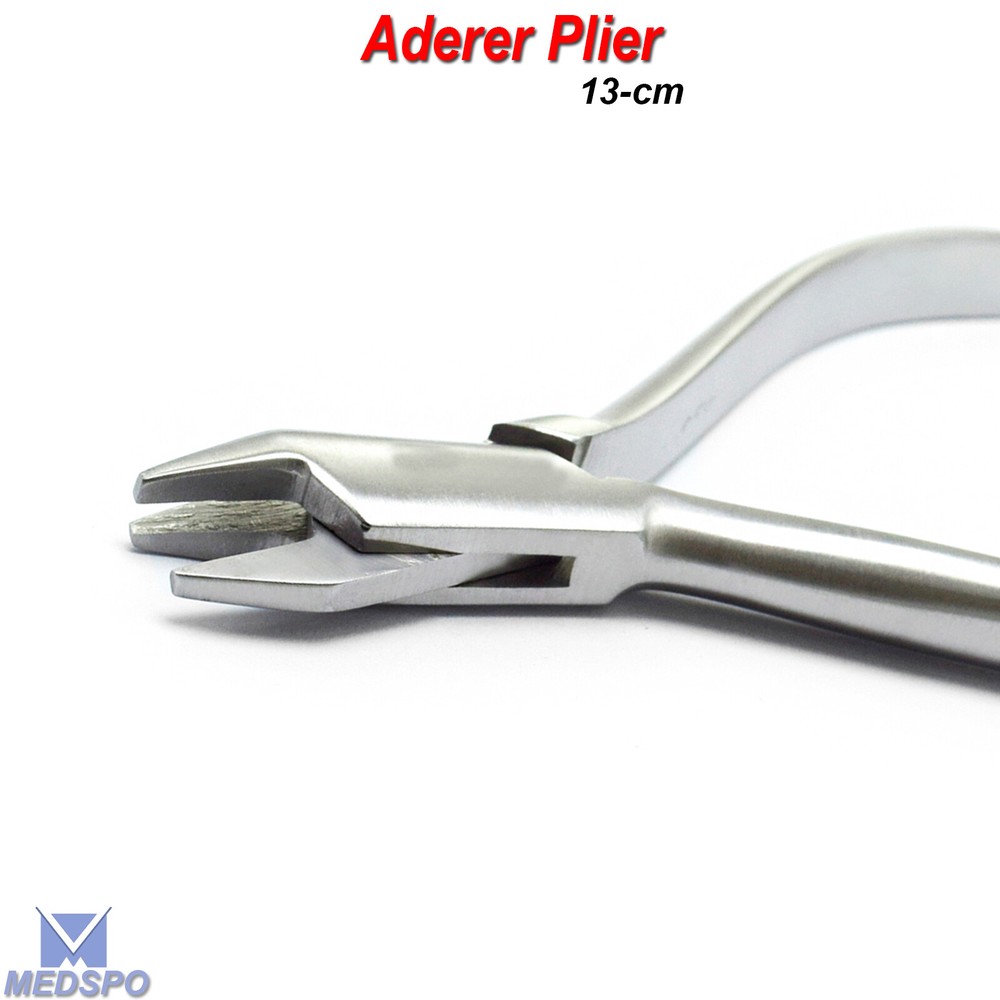 Orthodontic Aderer Pliers Three Prong Ortho Pliers Wire Bending Loop Forming