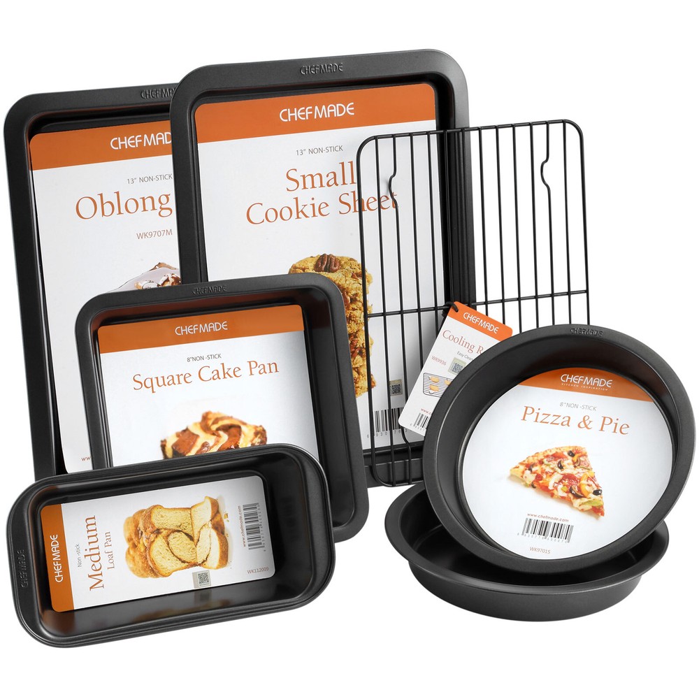 CHEFMADE Bakeware Set, Nonstick Kitchen Baking Set Carbon Steel Oven Bakeware