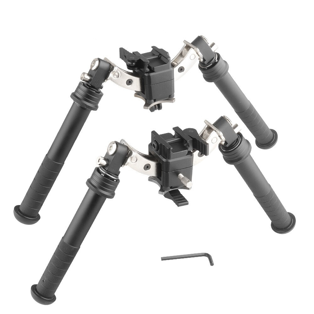 Multifunctional V10 Adjustable Left and Right Swing 20mm Quick Release Bipod
