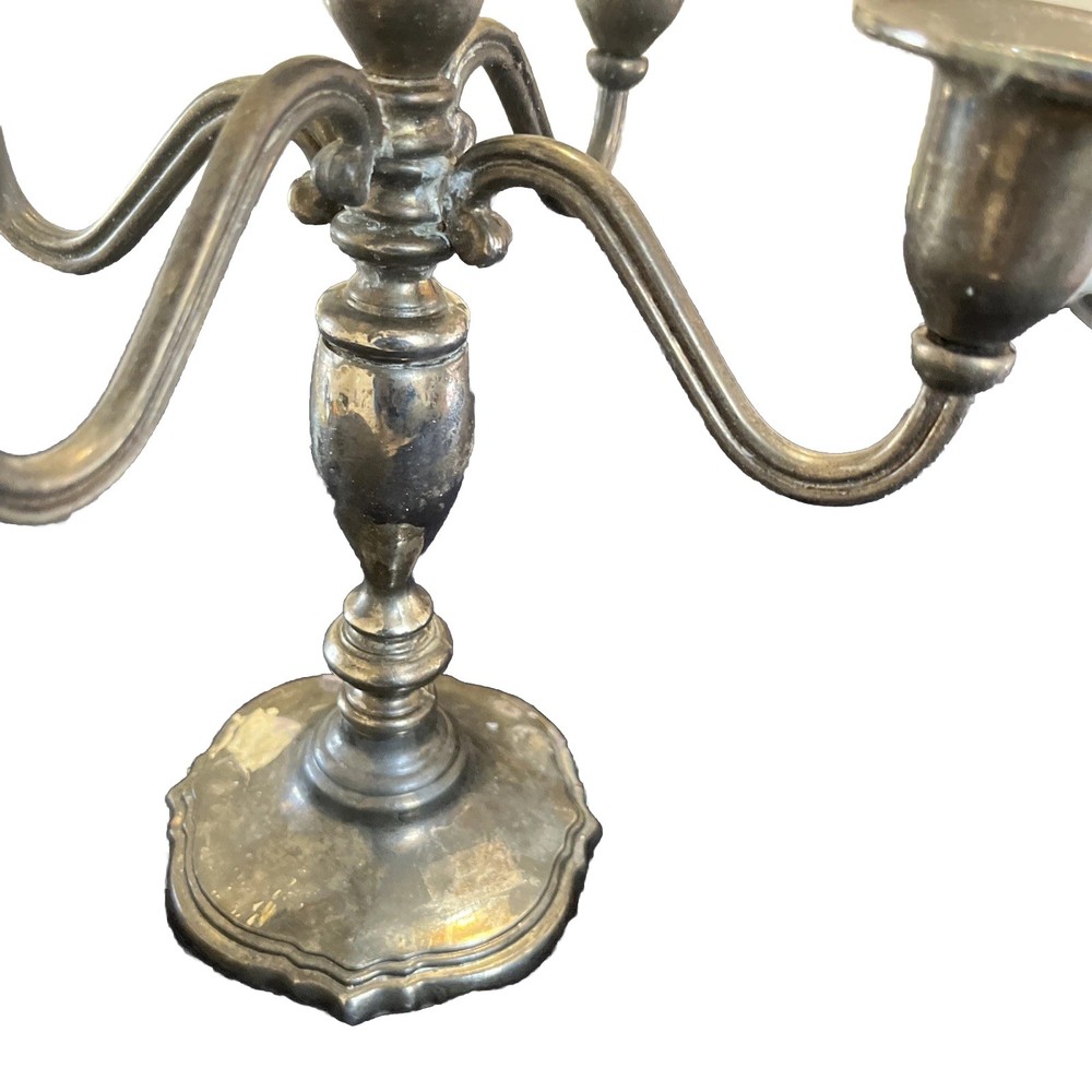 Godinger Silver-Plated 4 Arm Candle Holder