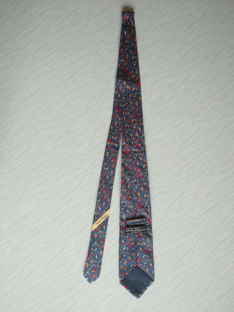 salvatore ferragamo silk tie