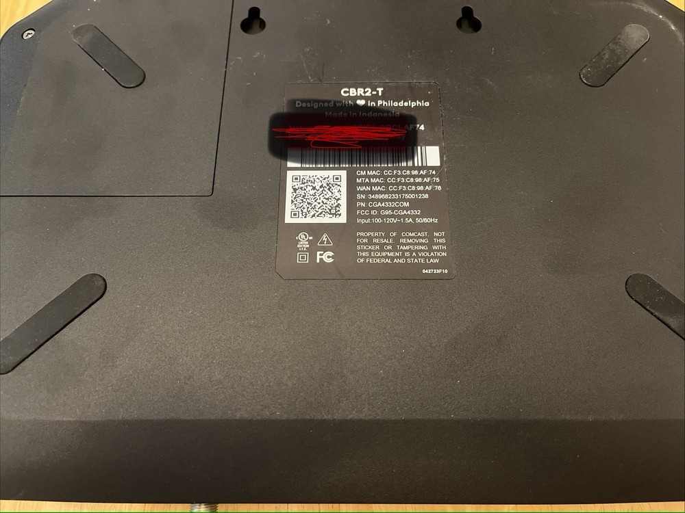 Comcast CBR2-T CGA4332COM Tested