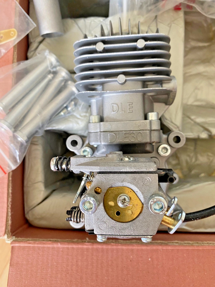 New DLE30 30cc 2-cycle gasoline engine