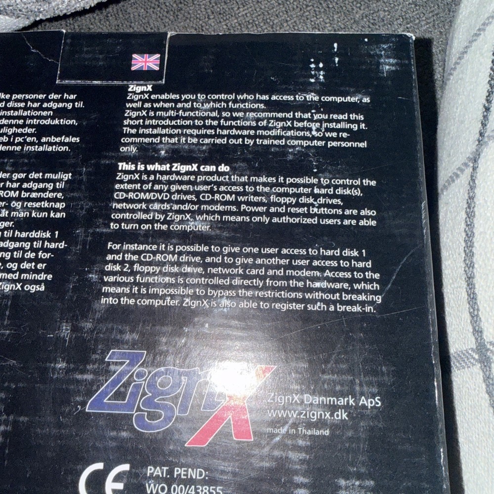 ZignX Random Access System READ DESCRIPTION For Further Info