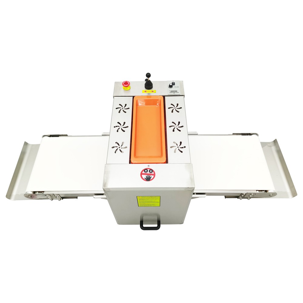 110V Mini Commercial Desktop Pastry Machine Chain Drive Dough Sheeter