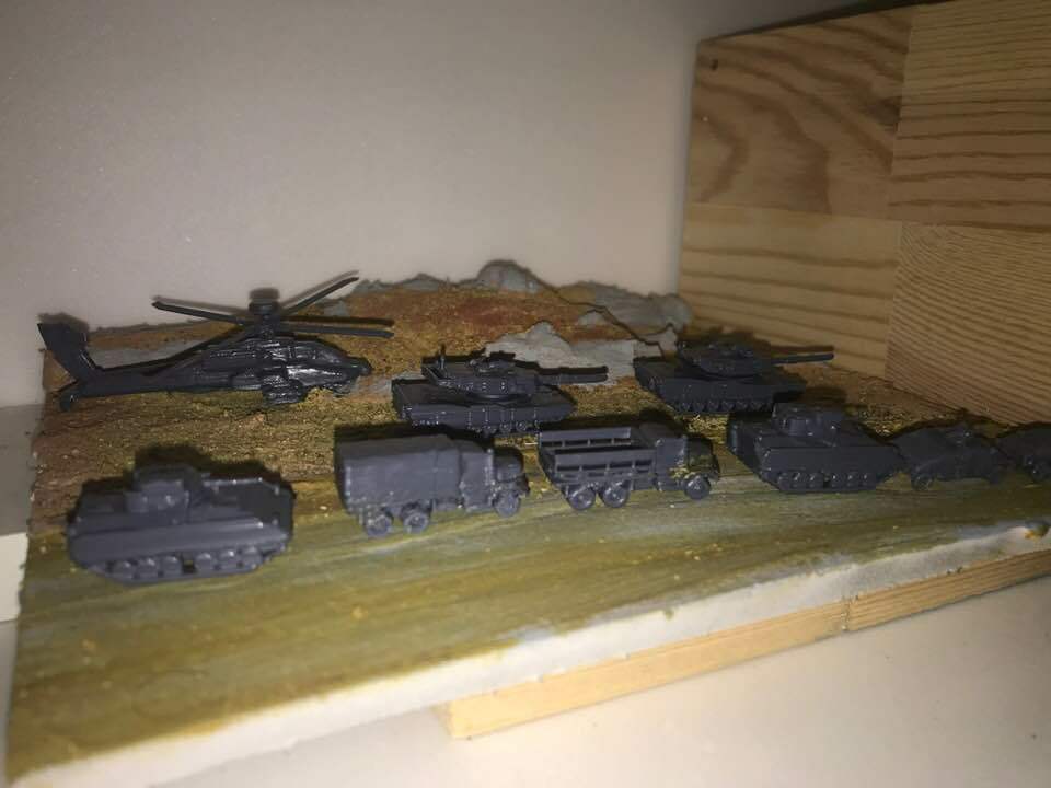 1/200 Scale US Modern Battalion Set 10 pcs