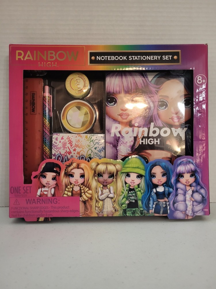Rainbow High Notebook Stationary Set New In Package