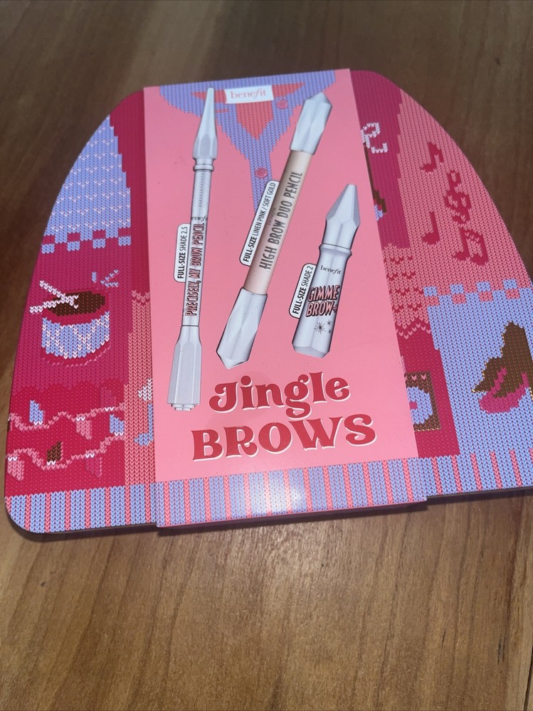 Benefit Tin Jingle Brows Tin High Brow Pencil Set Shade 2